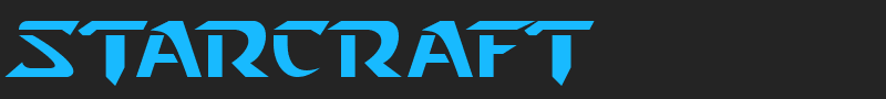 Starcraft font